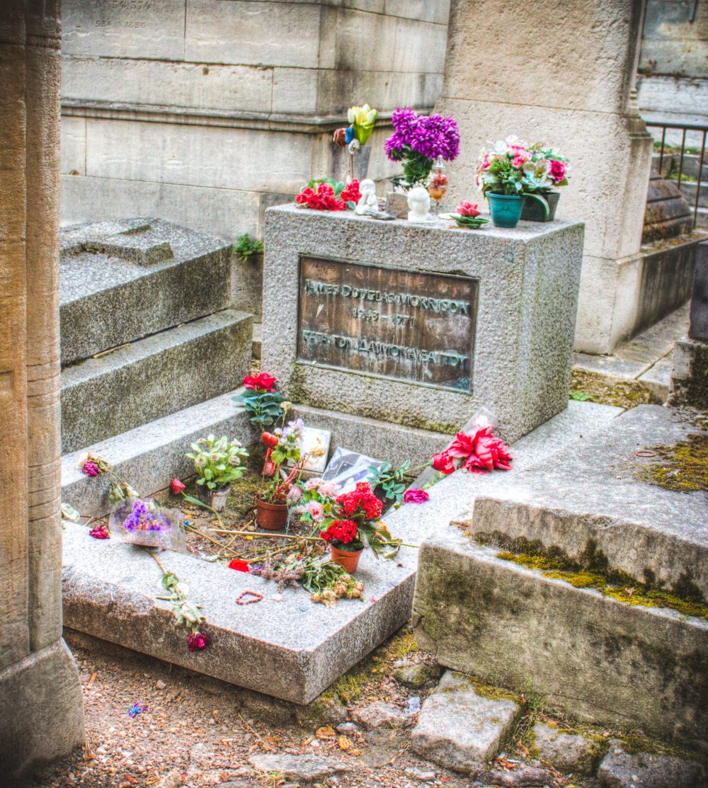 Jim Morrison Grave - Pere Lachaise Cemetery